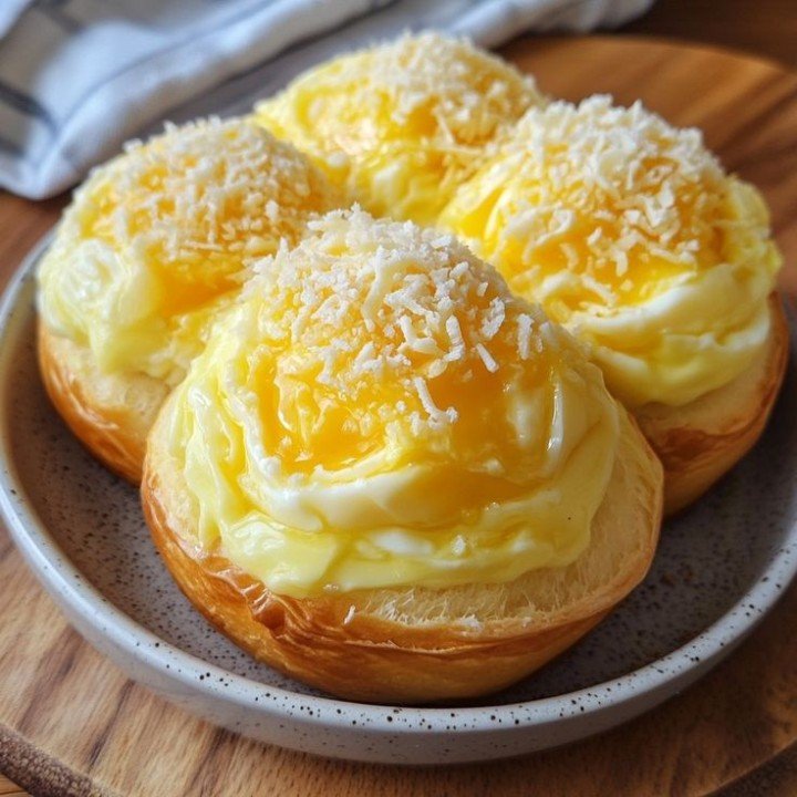 Cheese & Custard Bun